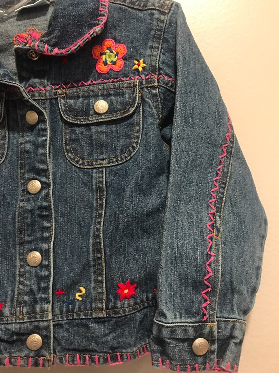 Toddler denim jacket,jacket,jean jacket,denim,denim j… Gem