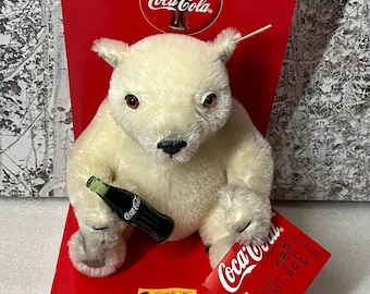 STEIFF - Limited Edition 1999 Coca-cola Polar Teddy Bear - Etsy
