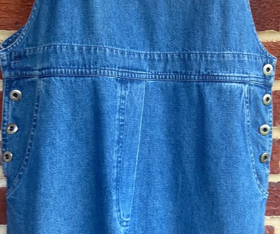 Vintage denim overalls,Womans overalls,capri over… - image 8