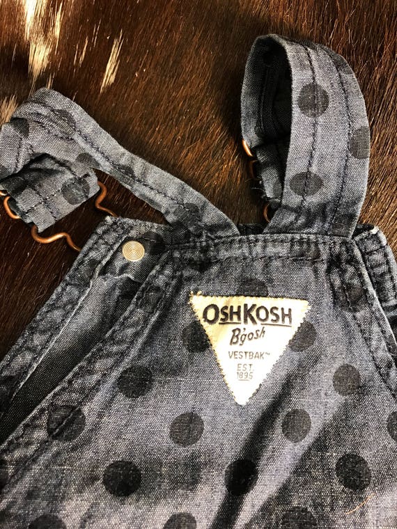 Oshkosh Vestbak sz 6month light weight Polkadotte… - image 6