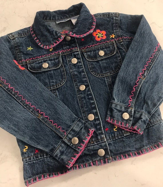 Toddler denim jacket,jacket,jean jacket,denim,den… - image 1