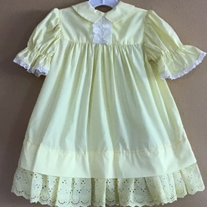 Vintage Handmade Dress,dress,toddler dress,prairie dress,dress,girls dress,handmade dress,cottage core,toddler image 7