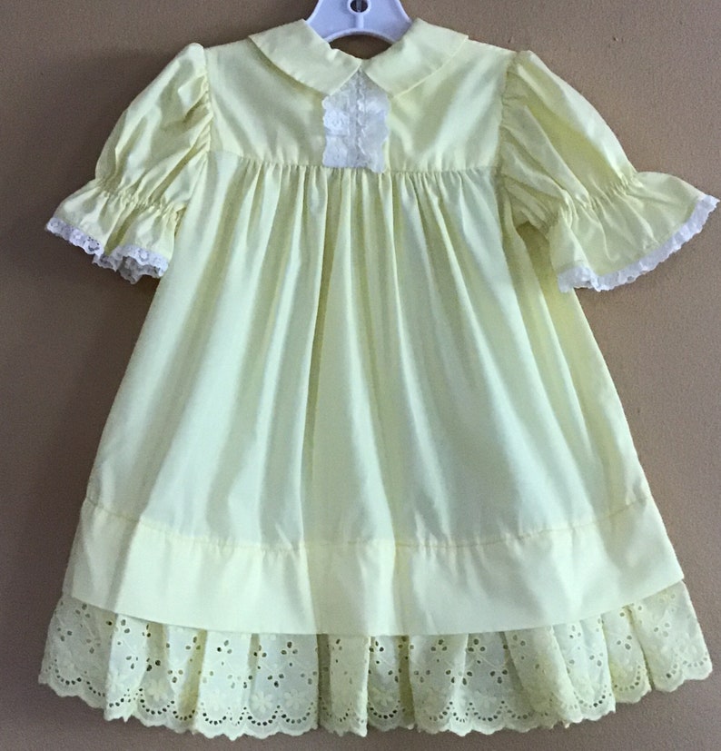 Vintage Handmade Dress,dress,toddler dress,prairie dress,dress,girls dress,handmade dress,cottage core,toddler image 7