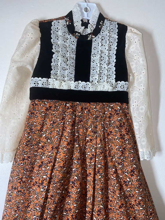 Vintage Maxi Dress,toddler dress, vintage dress,v… - image 2