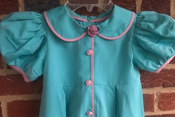 Vintage 60s little girls dress, vintage dress, ho… - image 3