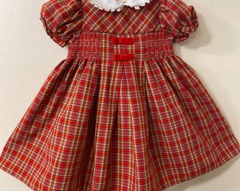 Smocked Toddler Dress,toddler dress, smocked dress,smocking,toddler dress, girls dress,dress,Made in Philippines, vintage Dress,Vintage