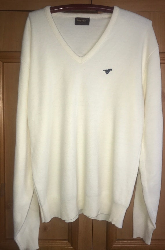 Wrangler XL Acrylic Sweater,Vintage Wrangler,Pony,