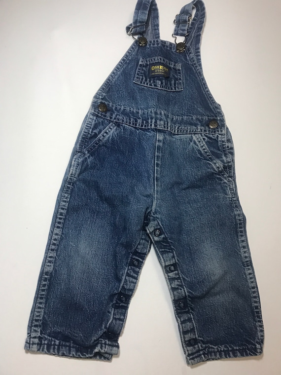 Vintage Oshkosh denim jean overalls ,Made in USA,… - image 1