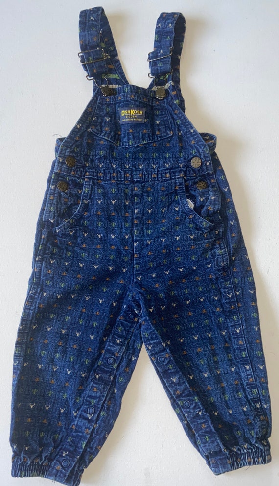 Vintage Oshkosh USA denim, Overalls, toddler Oshko