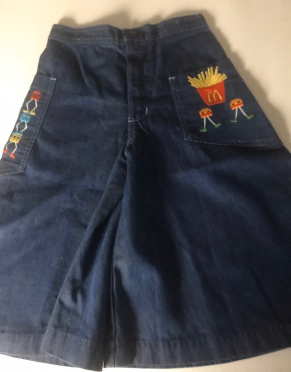Vintage denim,McDonald’s pants,Denim gauchos,gauch