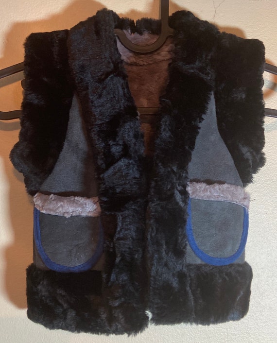 Sheepskin Toddler Vest, Sheepskin, sheepskin vest,