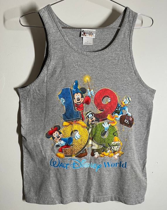 Vintage Walt Disney World Tank Top Shirt Adultsz M