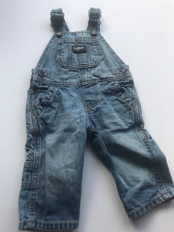 Oshkosh vestbak 6month denim overalls ,vintage den