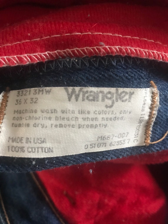 Vintage Wrangler USA,vintage denim,lined jeans, d… - image 8