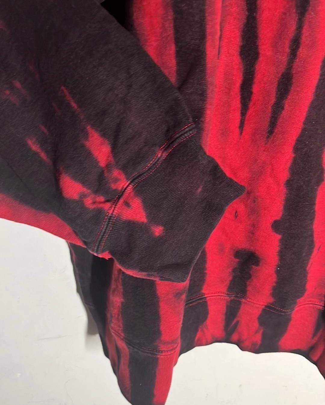 Supreme Small Box Crewneck “Red Tie Dye” Supreme Small Box Crewneck Red Tie Dye Sz XL Sweatshirt,90s