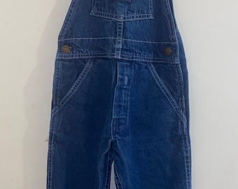 Vintage Oshkosh B'gosh Blue Denim Overalls Size 9mo - Etsy