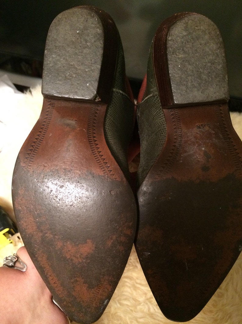nine west cowboy western boots