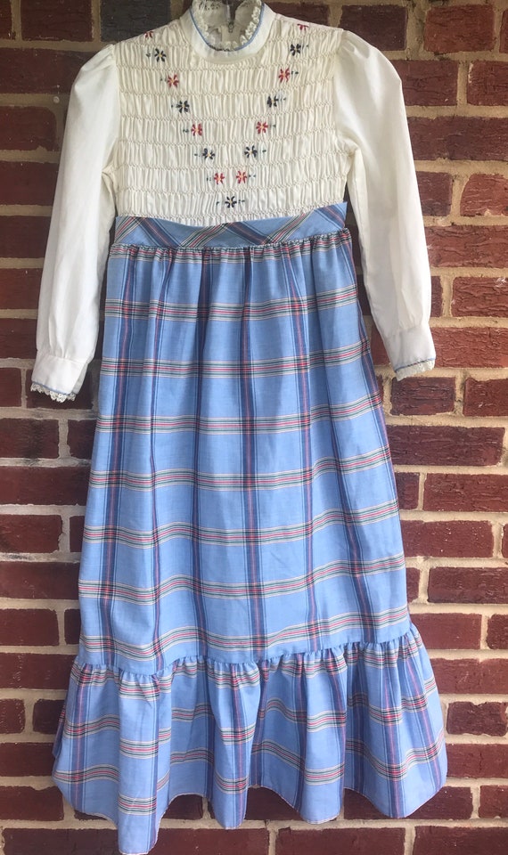 Vintage Polly Flinders Maxi dress,Girls maxi dress