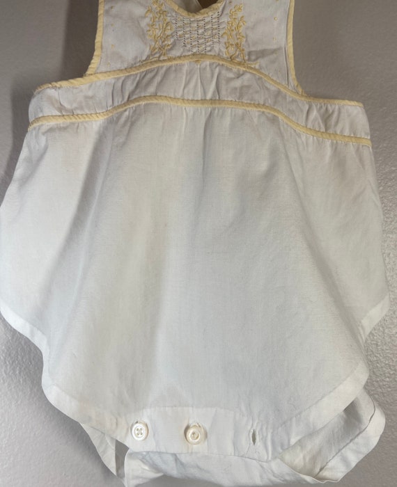 Vintage Infant Sunsuit,baby bubble, infant bubble… - image 5