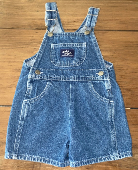 Oshkosh denim shortalls, Oshkosh, denim shortalls… - image 1