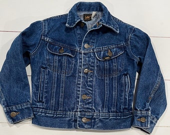 Vintage LEE Riders Denim Jean Jacket  Trucker Denim Jacket 153438,Vintage Denim,USA Made,Kids denim jacket, jean jacket,vintage,denim,jean