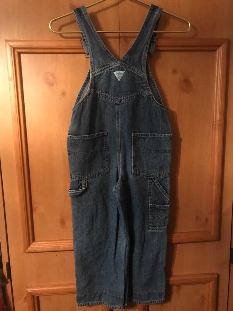 Oshkosh Vestbak Childs Sz 6 Overall Bib Overalls denimdenim | Etsy