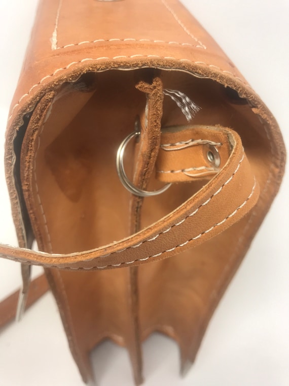 Vintage Hand Tooled Painted Shoulder Bag 1970s – Black Shag Vintage