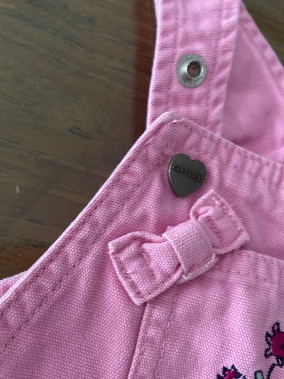 Carhartt,Carhartt overalls,toddler overalls,pink … - image 3