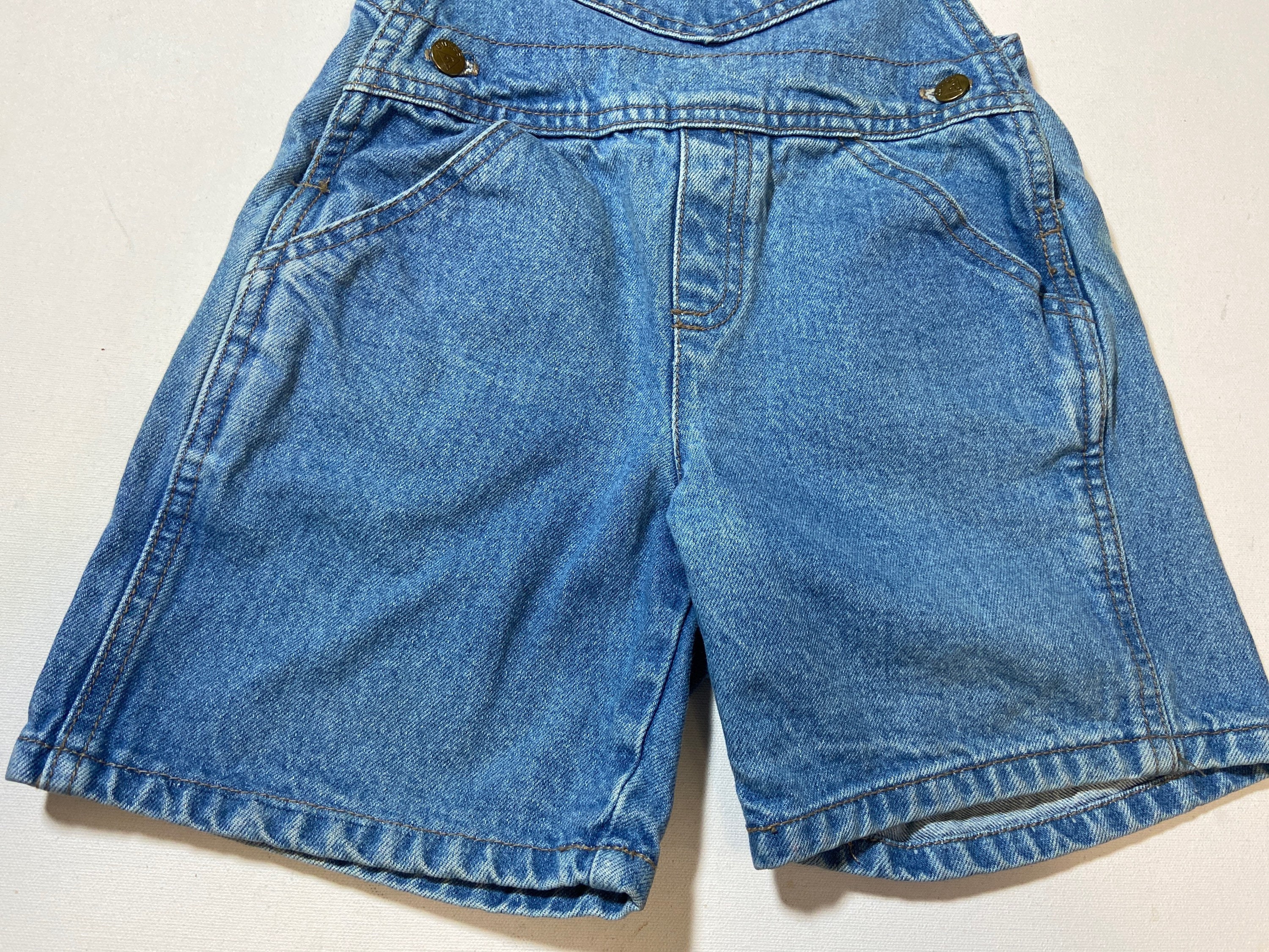 Vintage Guess Toddler Shortalls Denim Vintage Denimdenim - Etsy