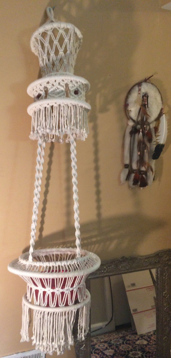 Amazing extra large macramé plant hanger | Etsy