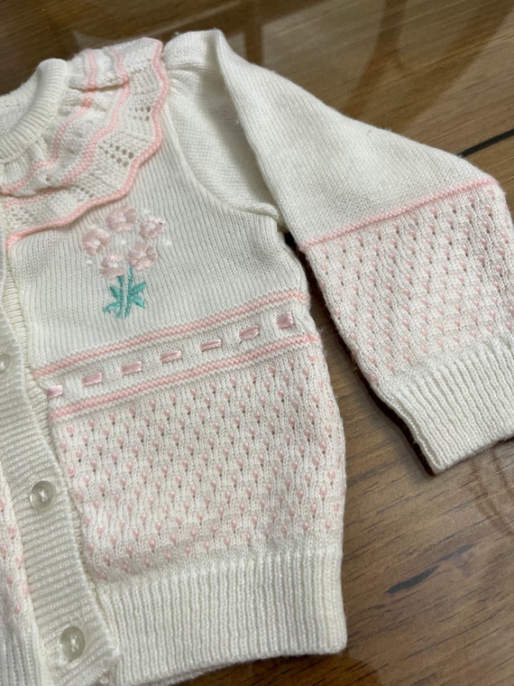 Vintage Girls Toddler Acrylic Sweater,vintage swe… - image 3