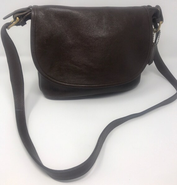 Vintage coach deals flap bag