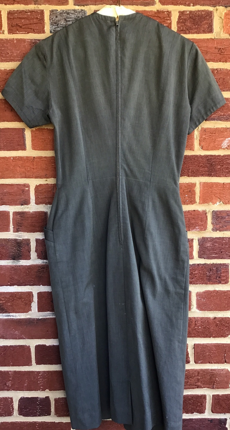 40s Vintage dress,handmade dress,dress,vintage 50s 30s,midi dress