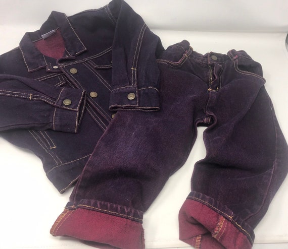 guess jean jacket and pants