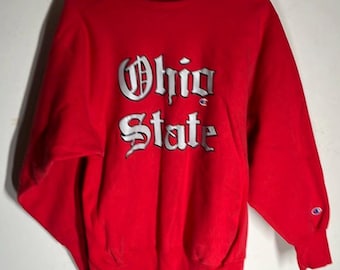 Vintage 80s Champion Reverse Weave Ohio State Sweatshirt - Etsy