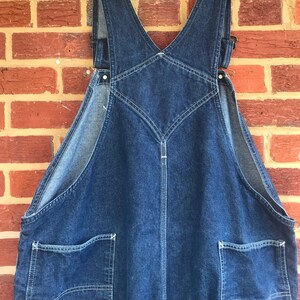 Denim Overalls, jeans, overalls, denim, farmer overalls, Roebucks Denim Overalls,Vintage denim,Bib overalls image 6