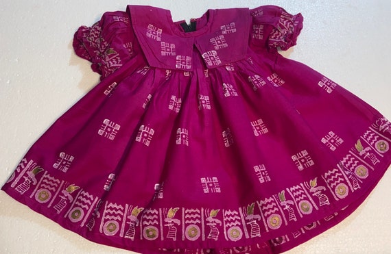 Handmade Dress, Vintage Dress, Batik Dress, Handm… - image 1