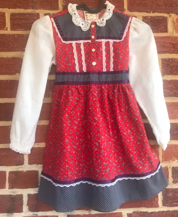 Gunne Sax Prairie dress,Girls prarie dress,Girls d