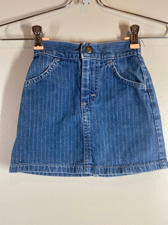 Vintage Lee Toddler Denim Skirt,vintage,vintage d… - image 1