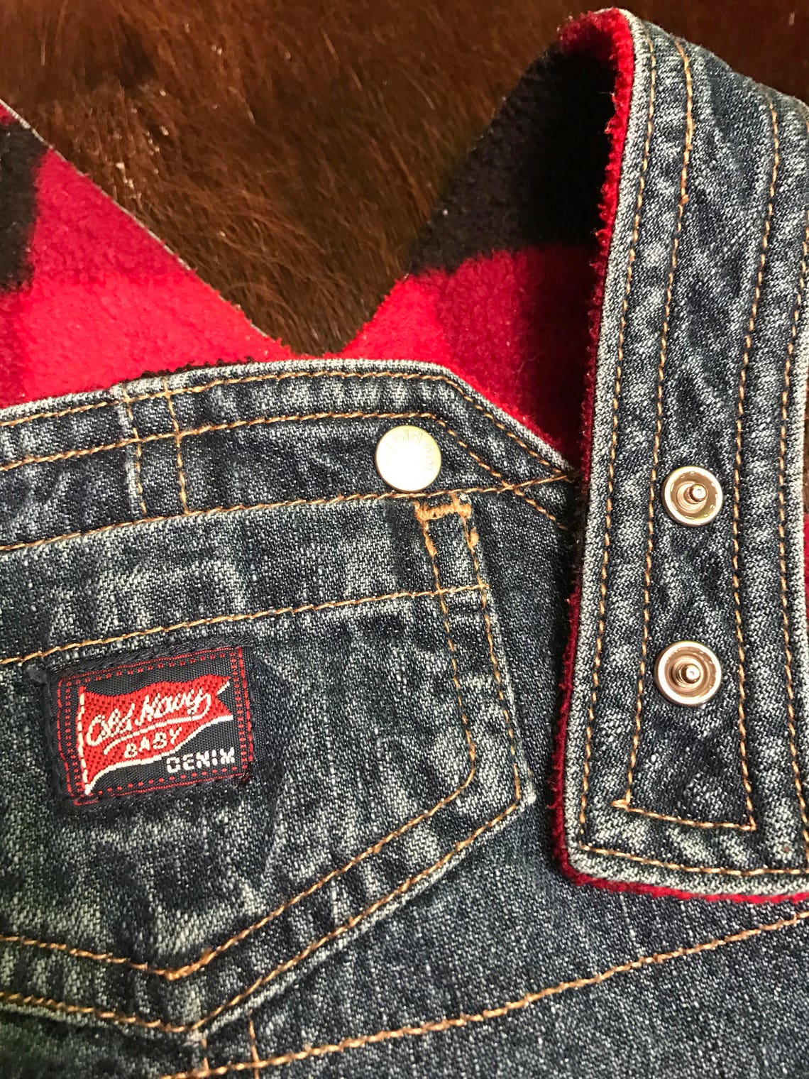 Vintage Old Navy Lumberjack Overalls 03 Month Etsy