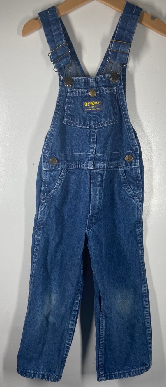 Vintage Oshkosh denim jean overalls, Vintage,vint… - image 1