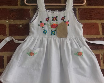Handmade Hand Embroidered Infant Dress,Infant,Dress,Embroidered,Infant,Baby girl, infant dress