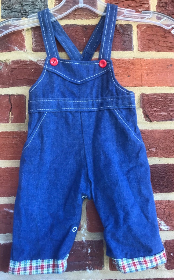 Overalls,infant overalls,baby overalls,vintage,vi… - image 1