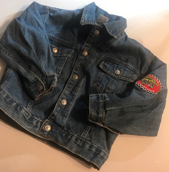 Black jean jacket for kids hot sale