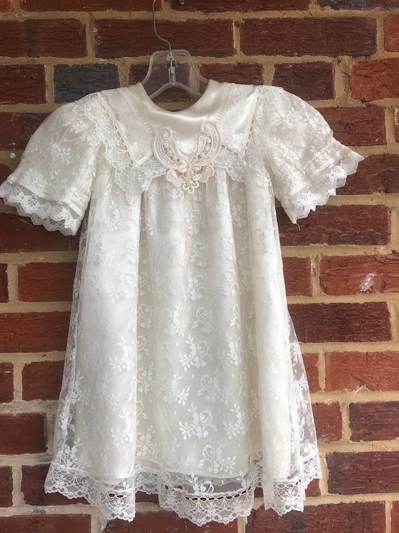 Vintage Toddler Dress,Jessica McClintock,lace tod… - image 1