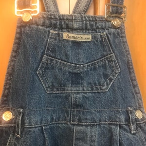 Vintage Denim Overalls,overalls,kids overalls,vintage denim,jean overalls,lined overalls,denim overalls,toddler overalls image 2