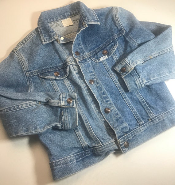 Vintage Lee Kids Jean Jacket,made in USA,denim jac