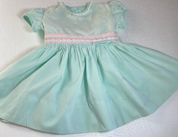 Vintage infant dress,infant Nannette dress,60s,si… - image 6