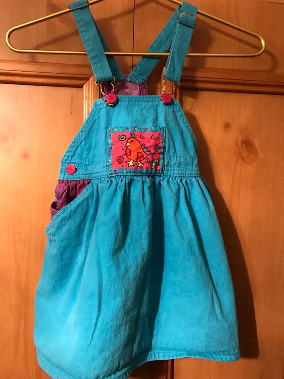 Oshkosh  Vestbak sz 6 Vintage overall dress