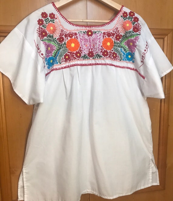 Vintage Embroidered Peasant Blouse,embroidered,emb